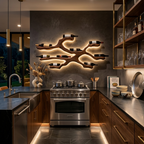 Casier à vin mural moderne pour cuisine et salle à manger RTTHTTWH012