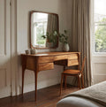 Coiffeuse moderne en bois avec tiroirs pour chambre à coucher SITHHNVAN004
