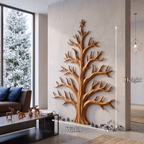 Sapin de Noël moderne au design de branches nues pour salon SINLSAWA142