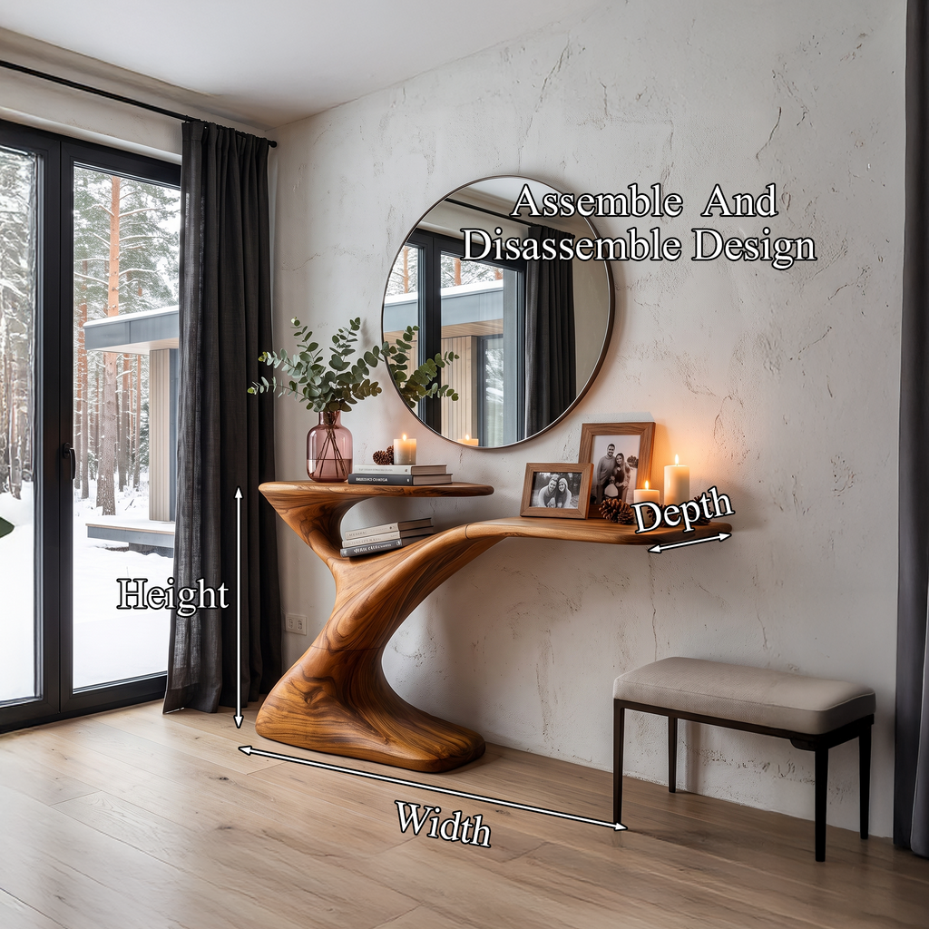 Console minimaliste pour entrée et couloir SINLHACS692