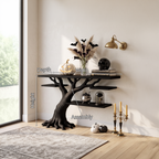 Console branche organique étalée pour intérieur gothique d'Halloween SILDTTNCS153