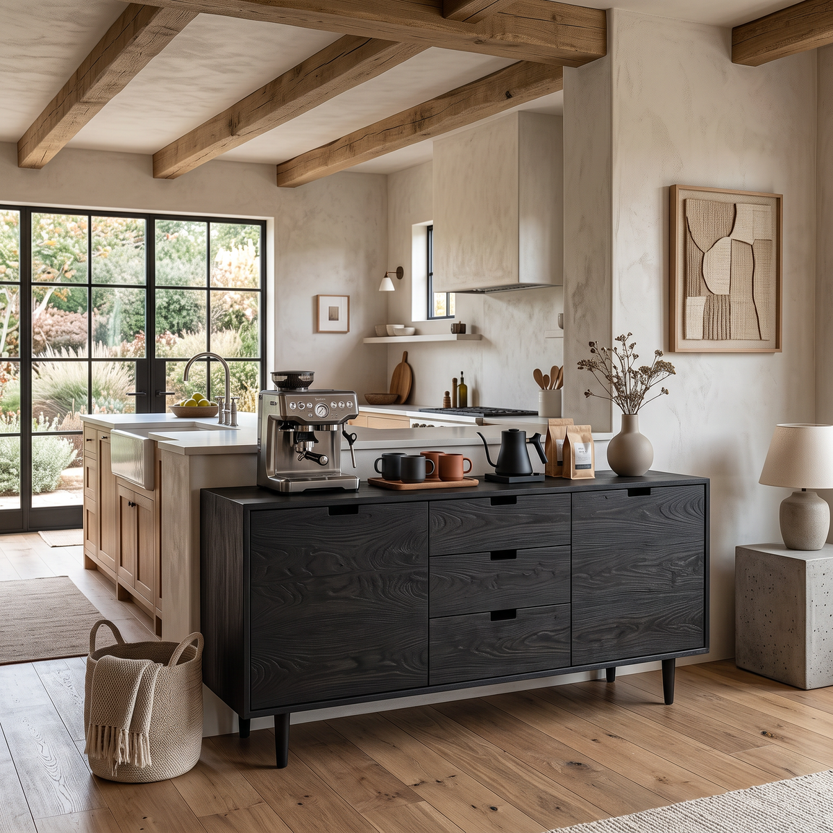 Contemporary Wooden Sideboard For Modern Living Room RTTHTTSD060