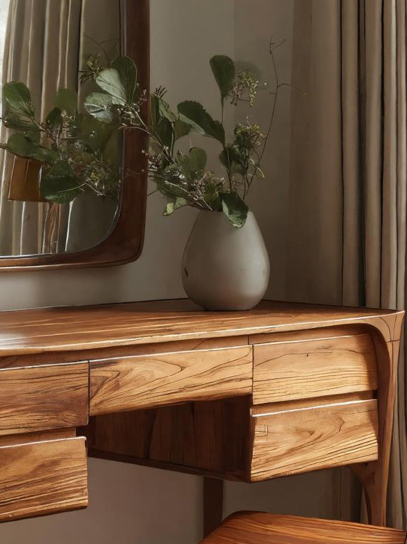 Modern Wooden Vanity Table With Drawers For Bedroom SITHHNVAN004