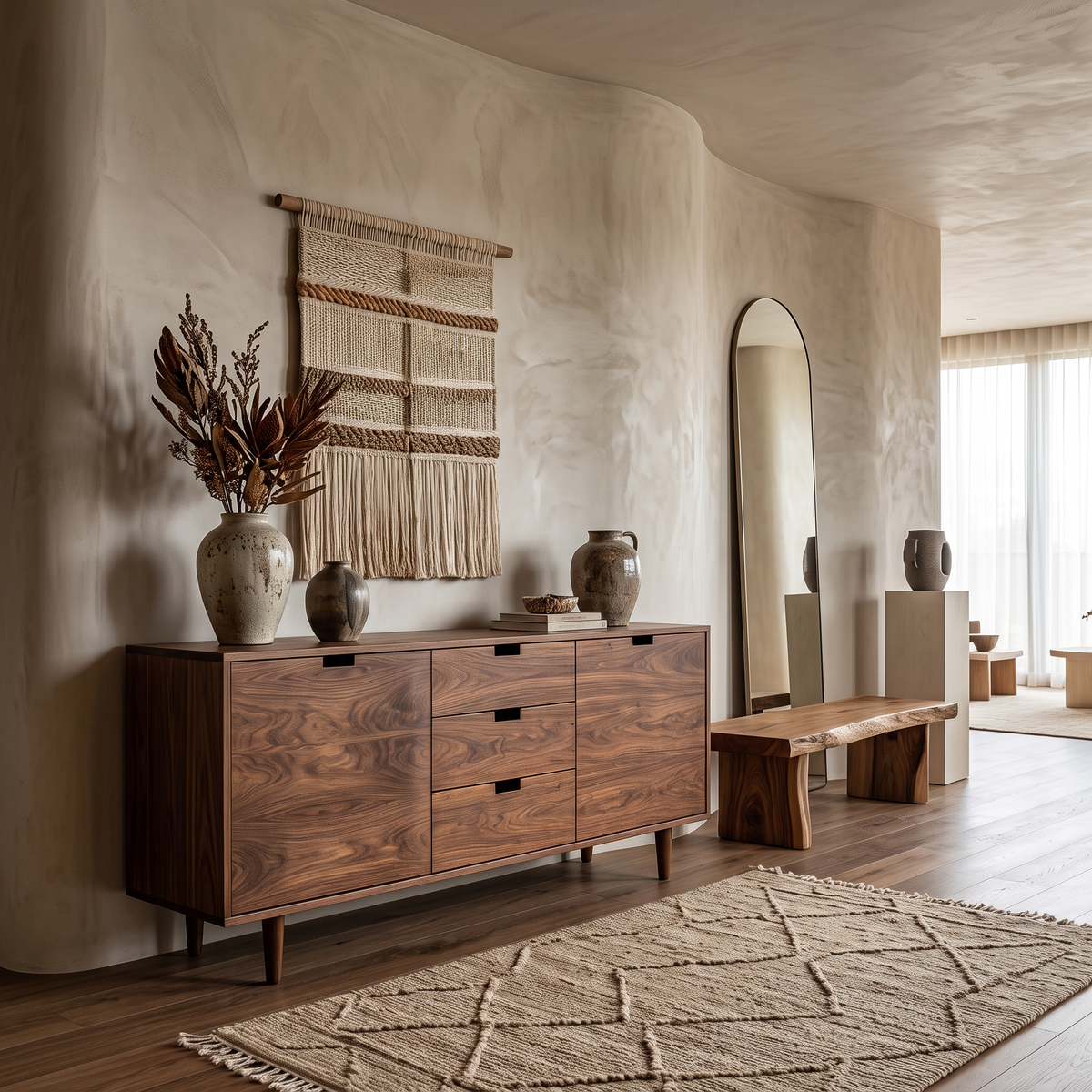 Contemporary Wooden Sideboard For Modern Living Room RTTHTTSD060
