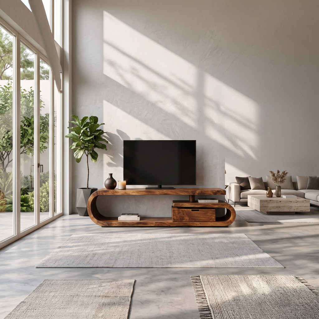 Meuble TV artisanal pour salon RTTHTTTVC034