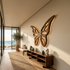 Artistic Butterfly Wooden Wall Art For Bedroom Or Lounge Decor RTTHTTWA154