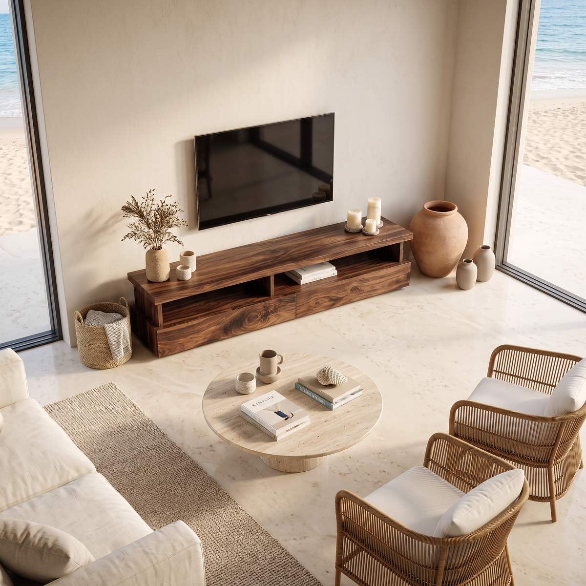 Minimalist TV Stand With Functional Design For Living RTTHTTTVC044
