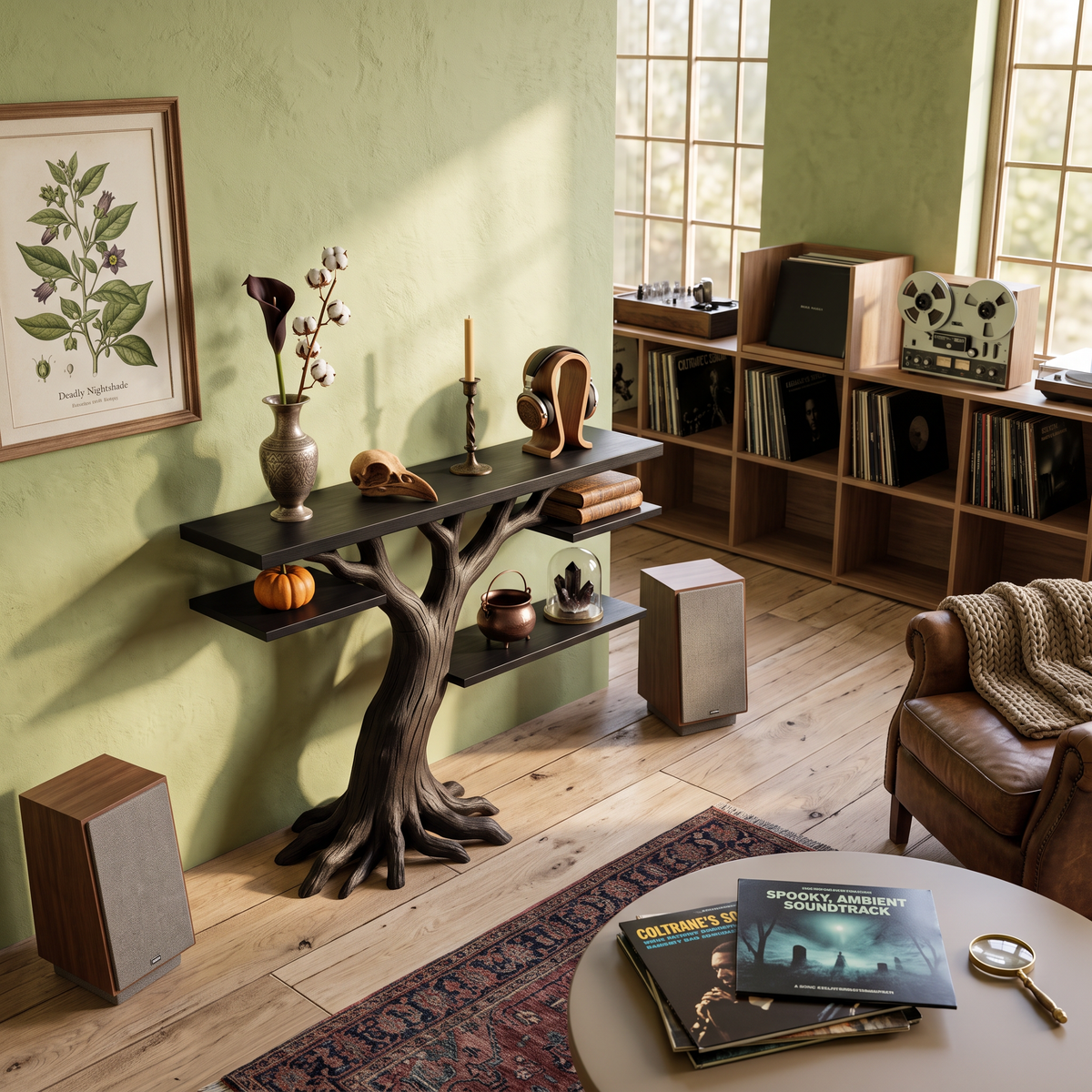Organic Spreading Branch Console For Gothic Halloween Interior SILDTTNCS153