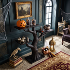 Console branche noueuse organique pour décoration d'Halloween vintage SILDTTNCS149
