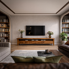 Meuble TV en bois style milieu du siècle pour salon RTTHTTTVC075