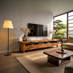 Meuble TV en bois style milieu du siècle pour salon RTTHTTTVC075