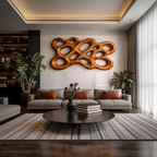Décoration murale en bois organique pour intérieur minimaliste RTTHTTWA102