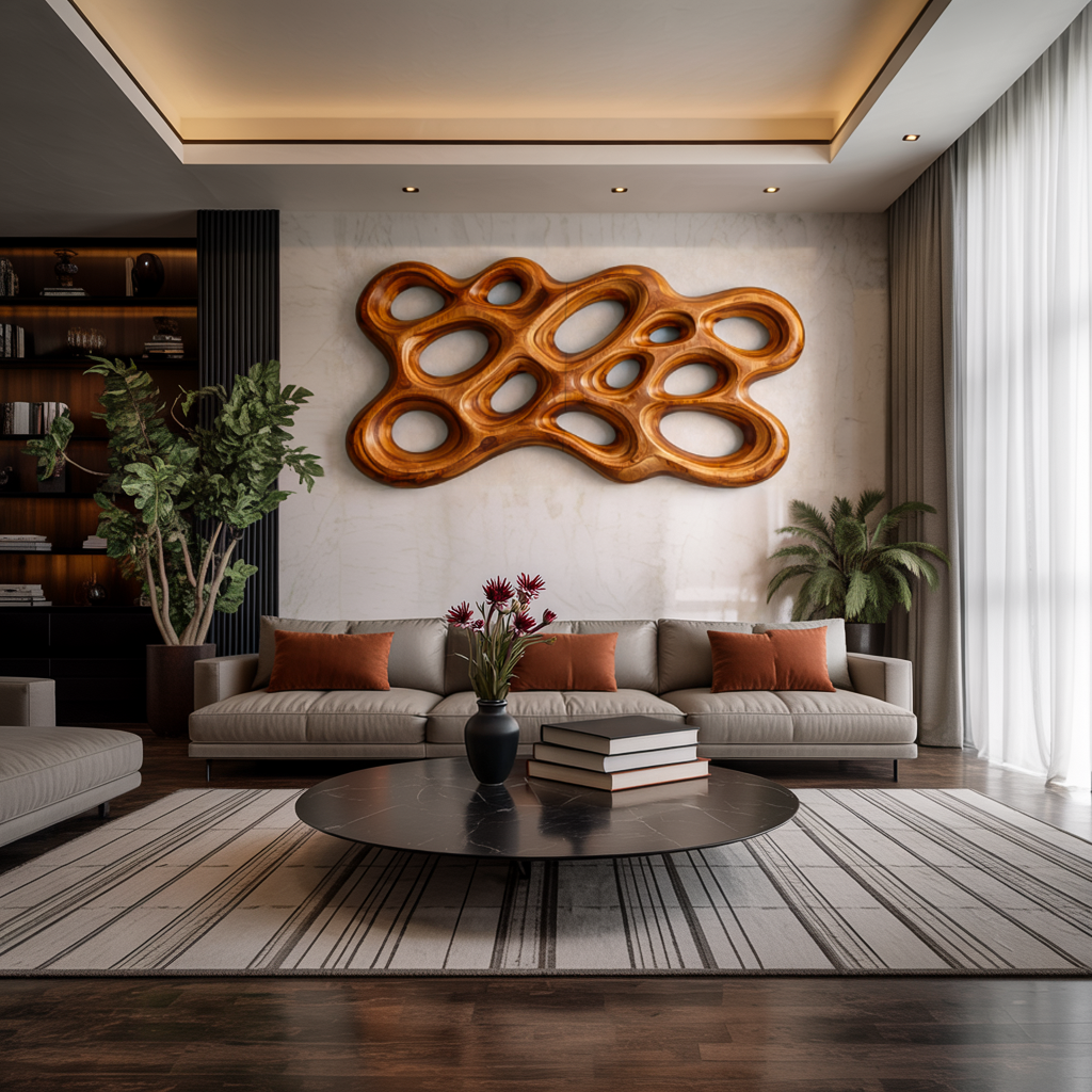 Organic Wood Wall Art For Minimalist Interior RTTHTTWA102