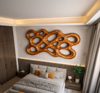 Décoration murale en bois organique pour intérieur minimaliste RTTHTTWA102
