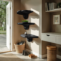 Étagère champignon en bois massif faite à la main pour décoration de chambre SILDTTNMR008