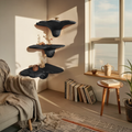 Étagère champignon artisanale en bois massif pour décoration intérieure de chambre SILDTTNCMS012