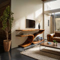 Meuble TV contemporain pour décoration de salon RTTHTTTVC031