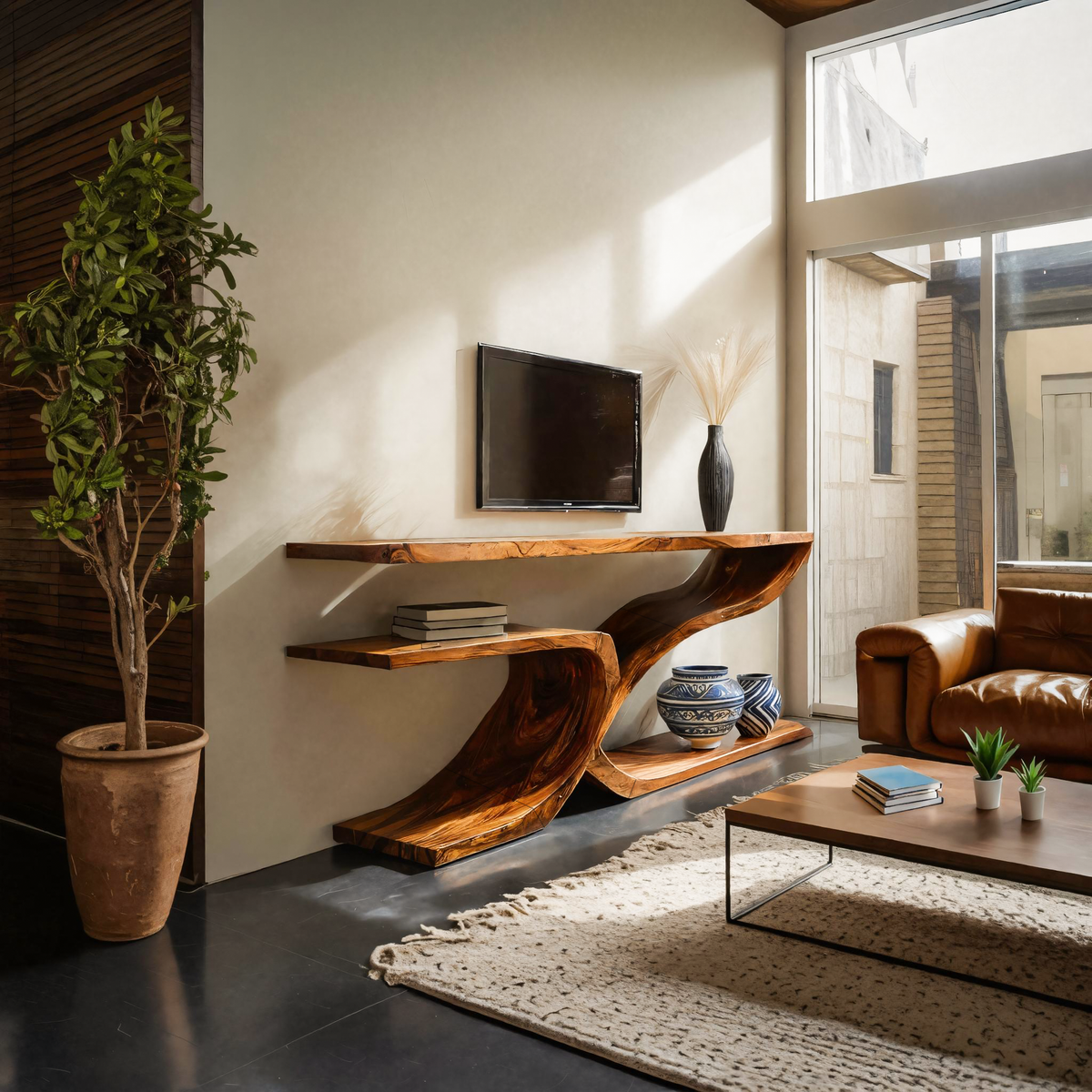 Contemporary TV Stand For Living Room Decor RTTHTTTVC031