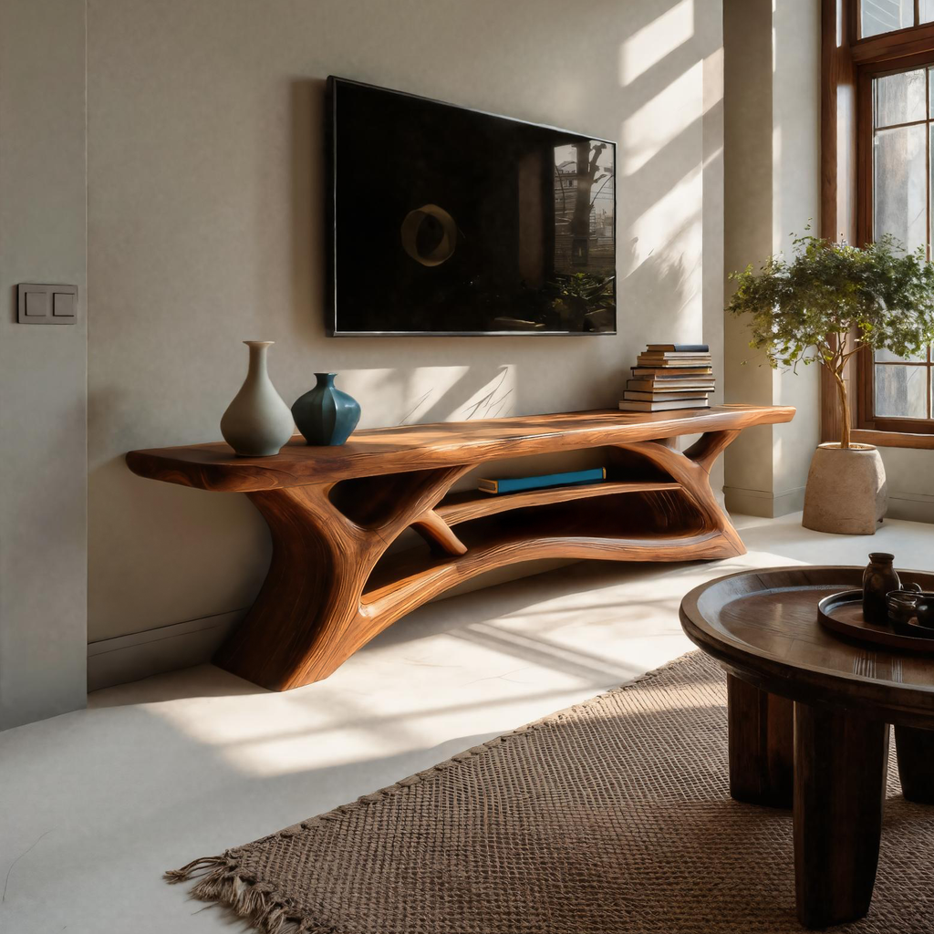 Meuble TV moderne à étagères multiples pour décoration de salon RTTHTTTVC057
