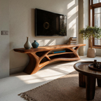 Meuble TV moderne à étagères multiples pour décoration de salon RTTHTTTVC057