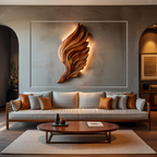 Abstract Wooden Wing Wall Art For Modern Wall Decor RTTHTTWA080