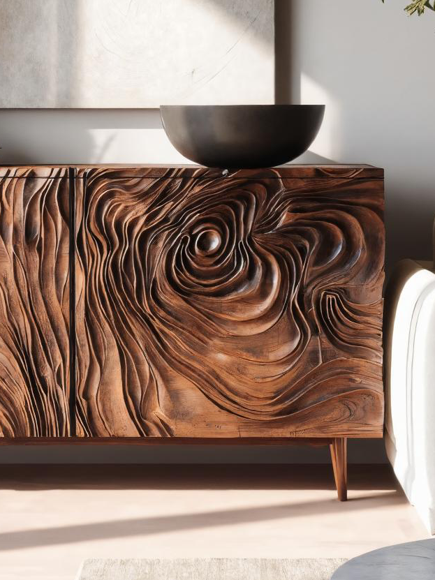 Buffet de rangement contemporain pour salle à manger ou salon SITHTTSD032