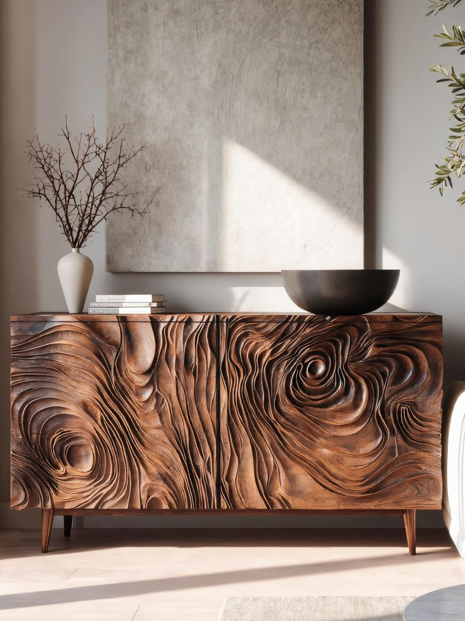 Buffet de rangement contemporain pour salle à manger ou salon SITHTTSD032
