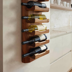 Casier à vin mural moderne pour décoration intérieure minimaliste RTTHTTWH002