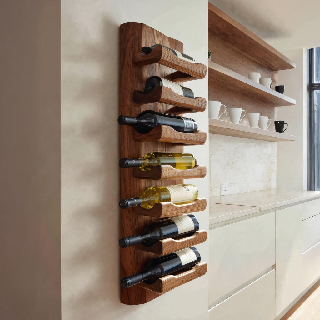 Casier à vin mural moderne pour décoration intérieure minimaliste RTTHTTWH002