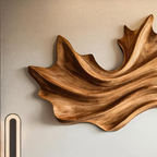 Art mural organique au design de vagues fluides pour entrée RTTHTTWA041