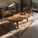 Table d'entrée artisanale en bois irrégulier SILDTTRCF094